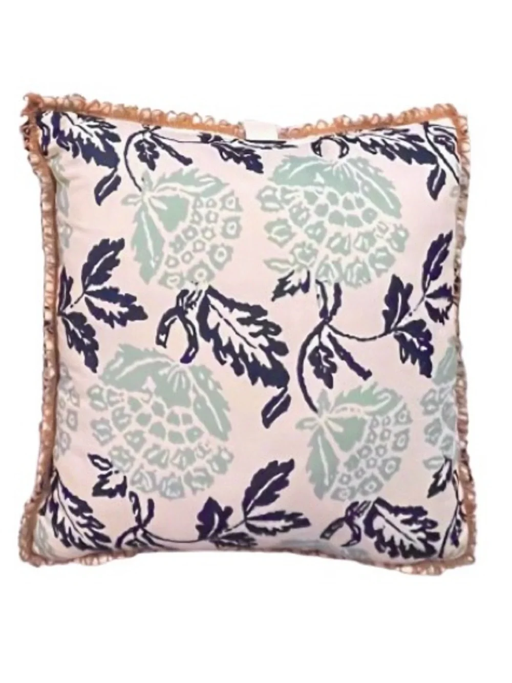 NWOT- Set of 2- Outdoor Coastal Decorative Floral Pillows. 19”x 19”
